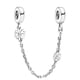 thumbnail image 1 of Disney Spacer Clip Charms Safety Chain 925 Sterling Silver Pave Daisy Heart Charms Fit Pandora Bracelet Jewelry DIY Luxury Gift Gao Jinjia LED, 1 of 2