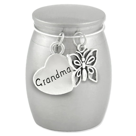 Grandma Butterfly Mini Urn Cremation Ashes Holder Memorial Keepsake