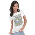 thumbnail image 3 of Smurfette Cartoon Floral Paisley Women's T Shirt Ladies Tee Brisco Brands S, 3 of 5