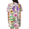 thumbnail image 3 of Lsque Dog Doing Yoga Women's Short-Sleeved Pajama Set - 2 Piece Soft and Lightweight Sleepwear Set-Medium, 3 of 9