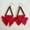 #3, variant on Bohemia Macrame Fringe Wood Triangle Geometric Handmade Weave Statement Earrings