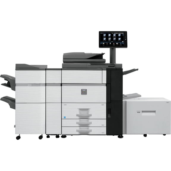 Restored Sharp MX-7500N High-Speed Color Laser Printer – 75 ppm, Copy, Print, Scan, Dual Trays & Tandem Tray