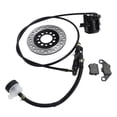 thumbnail image 2 of Kit de freno de disco, pastilla de freno, Rotor de disco para 50cc, 110cc, 125cc, 150cc, 200cc, 250cc, Dirt Bike, Quad, ATV, Go Kart, 2 of 12