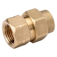 thumbnail image 1 of Conector de manguera HOME-FLEX 11-435-005 de latón corrugado de 1/2 pulgada, 1 of 1