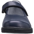 thumbnail image 3 of School Issue Prodigy Children's Navy Leather Maryjane for Girls Size 3W, 3 of 4