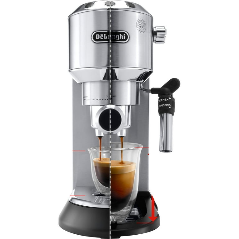 De'Longhi エスプレッソマシン ステンレススチール De'Longhi 15 Bar, Stainless Steel Espresso Machine - Walmart.com