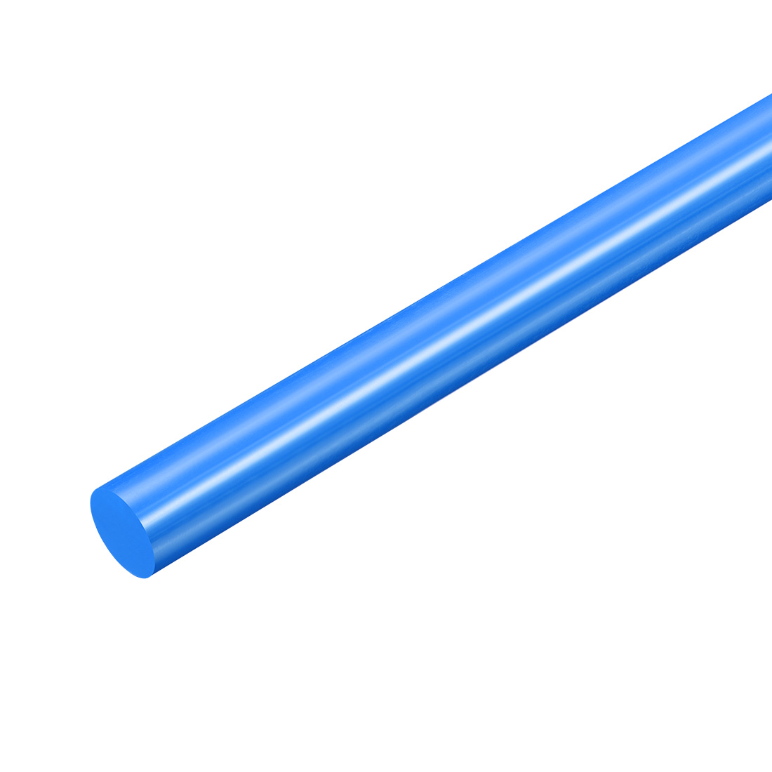 Uxcell Engineering Plastic Round Rod 1/2" Dia 20" Length Blue (POM) Polyoxymethylene Rods