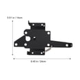 thumbnail image 2 of Gate Hinge Gate Latch Wooden Fence Latch Heavy Duty Post Mount Gate Hinge, 2 of 8