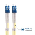 thumbnail image 5 of Cable Matters - Patch cable - LC Duplex single-mode (M) to LC Duplex single-mode (M) - 2 m - fiber optic - duplex - 9 / 125 micron - OS2 - outdoor, plenum - yellow, 5 of 6