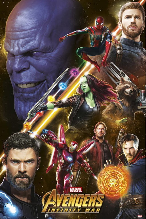Art Print Avengers Infinity War The Avengers 3 Movie POSTER 40x27 36x24 18x12" 