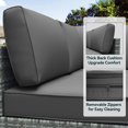 thumbnail image 7 of Outdoor Cushions Set of 14 for 7 Pieces Sectional Rattan Conversation Sets,Outdoor Furniture Replacement Cushions for Patio Furniture,4-INCH Replacement Sofa Cushions, 7 of 7