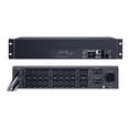 thumbnail image 4 of CyberPower Switched ATS PDU44007 - Power distribution unit (rack-mountable) - AC 200 - 240 V - 1-phase - serial, Ethernet - input: 2 x NEMA L6-30P - output connectors: 19 (16 x IEC 60320 C13, 2 x IEC 60320 C19, NEMA L6-30R) - 2U - 10 ft cord - black, 4 of 4