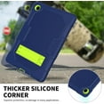 thumbnail image 3 of Case for Samsung Galaxy Tab A8 or Tablet Model SM-X200/X205/X207, Slim Duty Drop Proof Shockproof Protective Cover with Stand Pencil Holder for Samsung Galaxy Tab A8 10.5 inch 2022 (Navy Green), 3 of 7