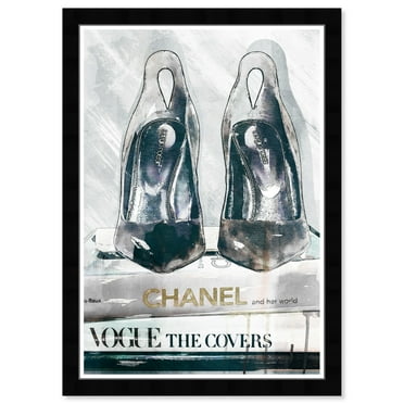 Fashion and Glam 13 in x 19 in Framed Painting Art Prints, by Wynwood Studio