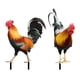 thumbnail image 3 of Estatua de gallo de acrílico, escultura de gallina y pollo, estaca de jardín con forma de gallo Estilo A y Estilo B, 3 of 9