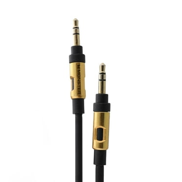 Monster 8ft 3.5mm To 3.5mm Male To Male Audio Cable, Great For Smartphones/Tablets