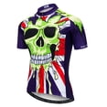 thumbnail image 3 of KEYIYUAN Nueva Serie de Calaveras Camiseta de Ciclismo de Manga Corta para Hombre Camiseta de Ciclismo de Montaña de Carretera Ropa de Ciclismo Tops Ropa de Ciclismo para Hombre, 3 of 5