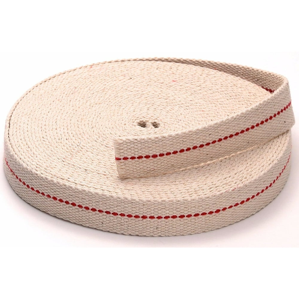 Light Of Mine 7/8" Inch 100 Cotton Flat Wick 33 Foot Roll for Paraffin