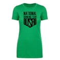 thumbnail image 2 of USA National Drinking Team, Funny Beer Shirts, Women's Graphic T-shirts - Green MH200WPATRIOT S13 M, 2 of 3