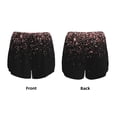 thumbnail image 5 of Haiem Rose Gold Glitter1 Women's 2 in 1 Running Shorts - Lightweight Athletic Workout Gym Yoga Breathable Sports Shorts Liner with Phone Pockets-Medium, 5 of 9