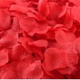 thumbnail image 1 of Silk Rose Petals for Wedding Party Decorations, Polyester Material Artificial Flower Petals, 1000pcs Red, Durable and Soft, Bright Color, No Fading, 1 of 5