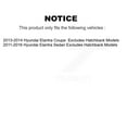 thumbnail image 2 of Transit Auto Front Complete Suspension Shocks Strut and Coil Spring Mount Assemblies Kit for Car Hyundai Elantra Coupe Excludes Hatchback Models - Left Right Side (Driver Passenger) K78A-100357, 2 of 2