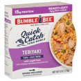 thumbnail image 3 of Bumble Bee Quick Catch Teriyaki Flavored Tuna and Rice Bowl, Wild Caught Light Tuna, 15g Protein Per Serving, Ready to Eat, Shelf Stable Bowl, 6 oz, 3 of 8