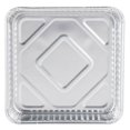 thumbnail image 2 of Paquete de 30 sartenes desechables de aluminio extra gruesas, tama&ntilde;o est&aacute;ndar de 9 x 9 pulgadas, latas de cocina cuadradas reciclables, recipientes port&aacute;ti DCS Deals NA, 2 of 3