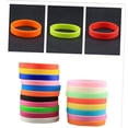 thumbnail image 4 of TEHAUX Colored Wristbands 24Pcs Silicone Bracelets Vibrant Colors For Awareness And Parties, 4 of 8