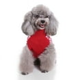 thumbnail image 5 of Christmas Dog Sweaters for Small Medium Dogs, Thick Knitted Fleece Xmas Holiday Festive Winter Warm Dog Hoodie Cute Puppy Dog Clothes Coat Costume - red, 5 of 7