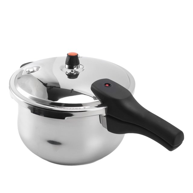 Stainless Steel Electric Pressure Cooker 80KPA Fast Cooking with Safety Limit Valve, Stovetop Steam Pressure Cooker for Universal Cooktops