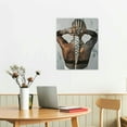 thumbnail image 3 of ARISTURING Black Girl Wall Art Black and Brown African American Wall Art Fashion Modern Men Art Canvas Black Hair Prints For Bedroom Aesthetic Decor 12x16 in, 3 of 5
