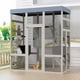 thumbnail image 2 of Yeshouse Recinto para gatos Catio de madera de 180 cm para exterior, con plataformas, dos casetas para dormir y techo impermeable resistente a rayos UV, 2 of 8