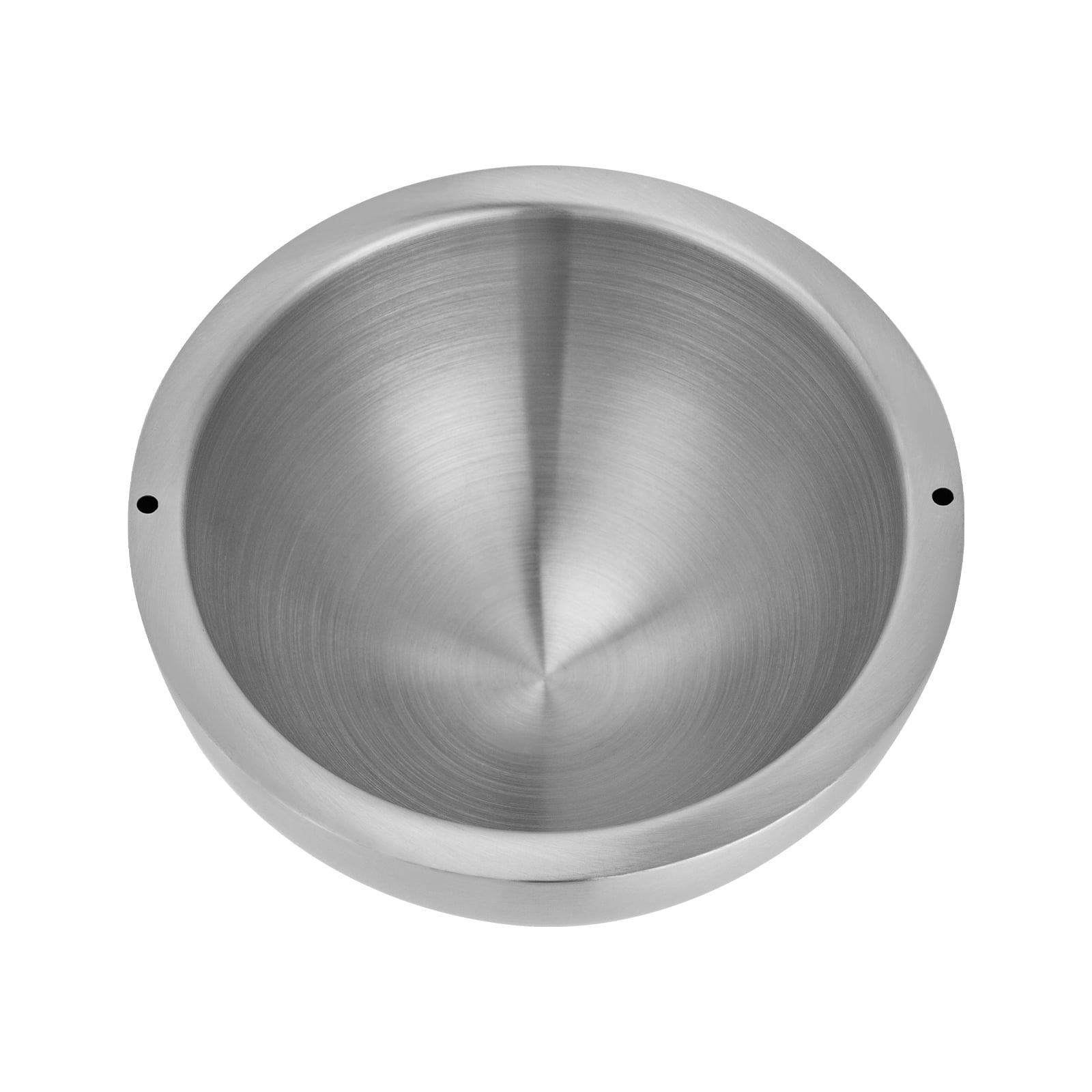 5 PCS 20*9cm Salad Bowl Silver Round Stainless Steel Salad Bowl for Rice Dipping Sauce Oatmeal Sauce Baby Food