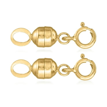 Ross-Simons Italian Set Of 2 Small Magnetic Clasp Converters: 14kt Yellow Gold, Women's, Adult
