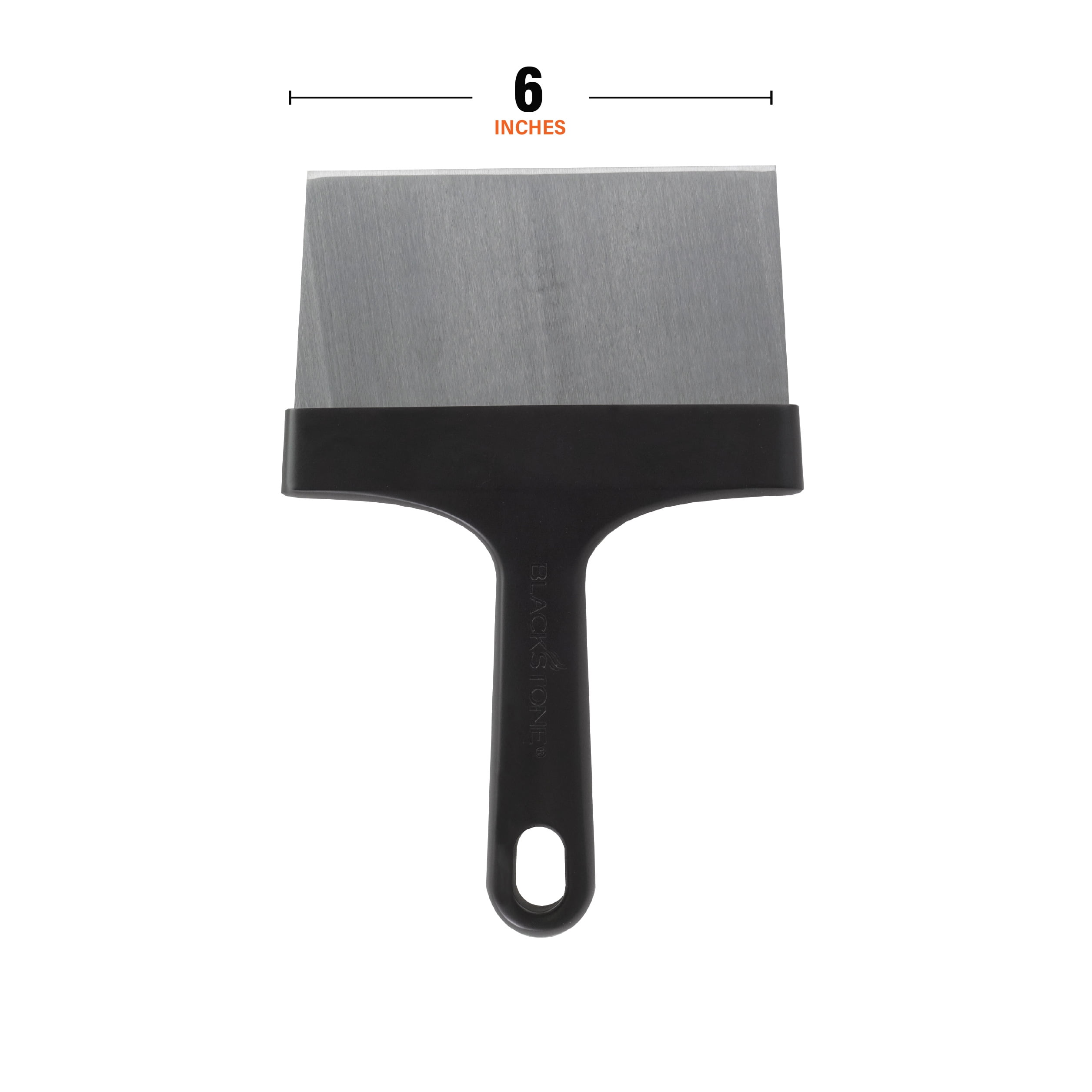 Blackstone Stainless Steel 6" Griddle Scraper with Plastic Handle