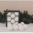 thumbnail image 3 of Glass Christmas Tree Ornaments - 67mm / 2.63" [8 Pieces] Designer Balls from Christmas By Krebs Seamless Hanging Holiday Decor (Shiny Porcelain White), 3 of 5