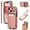 Pink, variant on Allytechgroup Wallet Case for iPhone 15 with Credit Card Slot, RFID Blocking PU Leather Flip Case with Lanyard & Kickstand Shockproof and Anti-Scratch Bumper for Women Girls, Pink