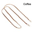 thumbnail image 1 of Sturdy Durable Bag Parts Replaceable Handbag Accessory Adjustable hardware Bag Chain Crossbody Bag Belt PU Leather Bag Strap Metal Purse Strap COFFEE, 1 of 8