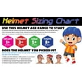 thumbnail image 4 of LittleMissMatched Rainbow Dragon Magic Sequin Multi-Sport Youth Helmet, Multi-color, 4 of 5