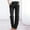 *Black, variant on Pants for Women,Elastic High Waist Pull On Straight Leg Slacks Fall Trousers with Pockets Light Blue,Womens Plus L