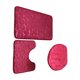 thumbnail image 1 of Ounissouiy Juego de alfombrillas de baño antideslizantes para mayor seguridad en el baño Juego de alfombrillas de baño antideslizantes Juego de Juegos de accesorios de baño rojo, 1 of 6