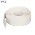 thumbnail image 1 of Soundproof Weather Stripping Door Kit – White - 40 Feet Self Adhesive Weatherstrips– Wind  Dust  Draft & Insect Proof – Insulation - Rubber Door Strips to Seal Door Crack, 1 of 9
