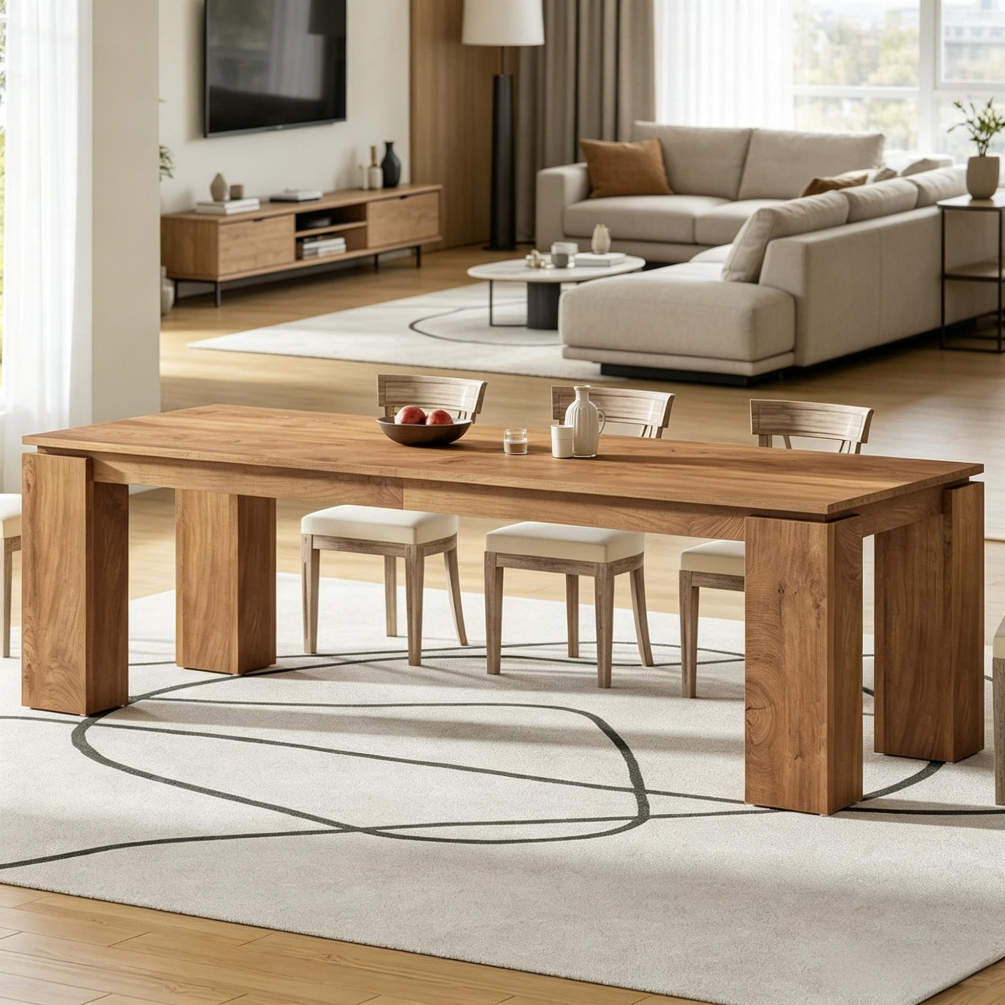 Astoutdoor Dining Table, Seats 6-8