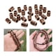 thumbnail image 3 of 5x 24 Piezas de de Runas Nórdicas de 10mm para Manualidades, Colgante de Barba para El Cabellero, Antigua DIY, Colgantes de de 5 piezas, 3 of 8