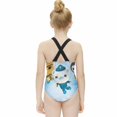 thumbnail image 4 of The Octonauts Swimwear Kids' One-Piece Swimsuit Quick-Dry Cute Printed Girls' Swimwear Bathing Suit for Beach & Pool 11-13Y(160cm), 4 of 8