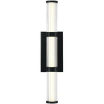 47124-028 Eurofase Lighting Fayton - 23.4W 1 LED Wall Sconce-21 Inches Tall and 4 Inches Wide-Black Finish