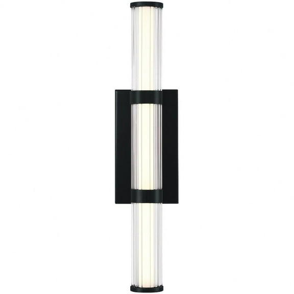 47124-028 Eurofase Lighting Fayton - 23.4W 1 LED Wall Sconce-21 Inches Tall and 4 Inches Wide-Black Finish