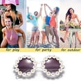 thumbnail image 5 of Gafas de sol retro de margaritas para mujer, gafas de sol redondas de flores para festivales de discoteca, 5 of 5