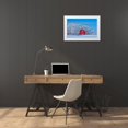 thumbnail image 3 of Jaynes Gallery 18x13 White Modern Wood Framed Museum Art Print Titled - Canada-Manitoba-Deacons Corner Red barn surrounded by trees covered with hoarfrost, 3 of 4